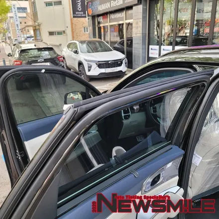 경기광주신차패키지, 쏘렌토 하이브리드 / 레이노 크로마9 썬팅 / 블박 만도z10 4채널 / 보조밧데리 설치 / 광주 송정동