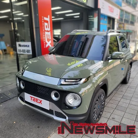 경기광주신차패키지, 캐스퍼 차량 레이노R2 / 블랙박스 설치 / 보조배터리 / LED 패키지 교환 / PPF 시공 / 광주 송정동