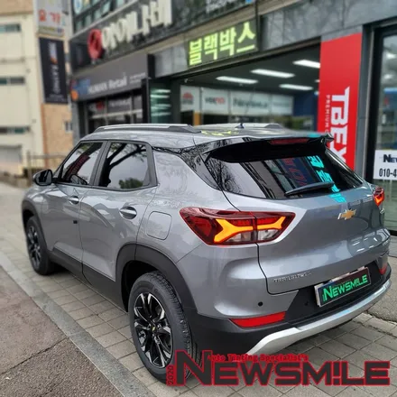 경기광주썬팅, 트레일블레이저 후방센서 / 락폴딩 / 블랙박스 파인뷰 Gx5 /레이노 f95 / 광주 송정동