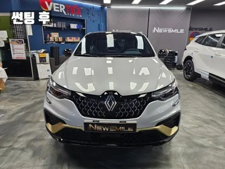 경기광주뉴스마일 르노 아르카나썬팅 루마버텍스900+700/ 파인뷰LX7 블랙박스 / 광주 송정동
