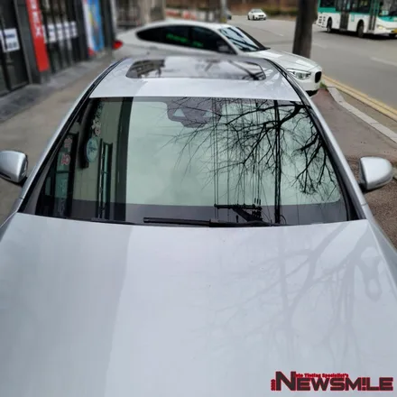 경기광주썬팅, 벤츠 E220d 블랙박스 / 썬팅 / 보조배터리 시공! / 광주 송정동