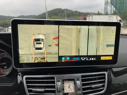 벤츠 E220d(W212) 차량에 12.3인치 전용 모니터교체 후 슈퍼HD화질의 에스뷰(SVUE)어라운드뷰 장착하기!!