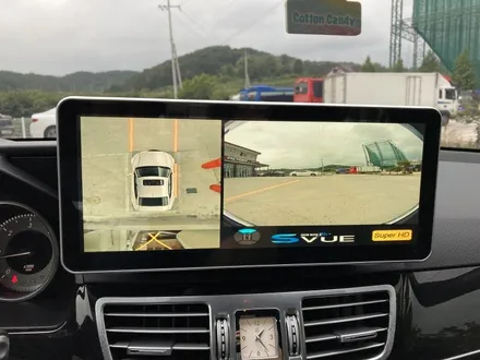 벤츠 E220d(W212) 차량에 12.3인치 전용 모니터교체 후 슈퍼HD화질의 에스뷰(SVUE)어라운드뷰 장착하기!!