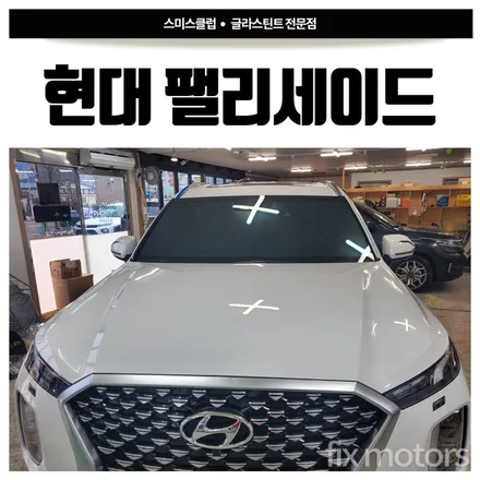 [원주 썬팅 글라스틴트 전문] 팰리세이드 글라스틴트 레이니블루 썬팅 시공 완료!