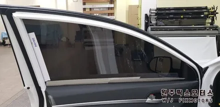 제천 아반떼 글라스틴트펜더 시공 퍼펙트하게
