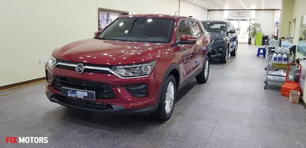 원주블랙박스 썬팅 시공 코란도 레이노S5 측후면 틴팅
