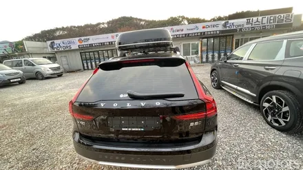 원주썬팅,원주블랙박스 - 볼보 V90 글라스틴트 로데 및 아이나비 QXD5000 블랙박스 장착 시공.