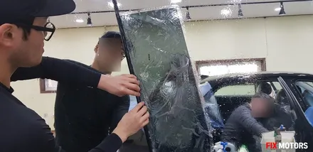 원주썬팅 제네시스 G90 레이노S9 + 블랙박스 아이나비 Z500