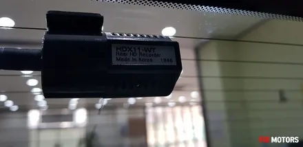원주블랙박스 틴팅 시공 - 아반떼 글라스틴트 펜더 + 위니캠 HX200