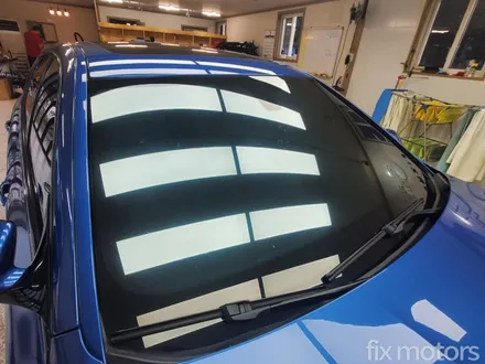 원주 BMW M5 썬팅- 글라스틴트 레이니블루 멋지게 전체썬팅
