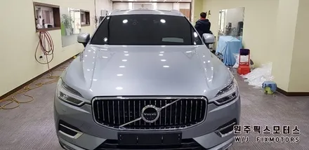제천썬팅전문 볼보xc60 글라스틴트 펜더 시공