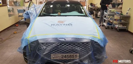 원주썬팅 제네시스 G90 레이노S9 + 블랙박스 아이나비 Z500