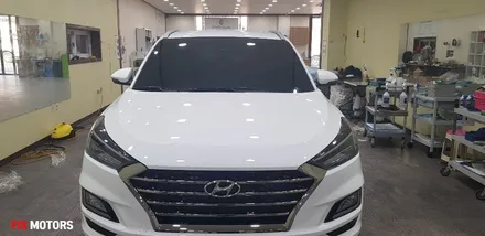 올뉴투싼 레이노썬팅 S9/S7 시공 + 아이나비Z500 블랙박스