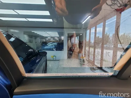 원주 BMW M5 썬팅- 글라스틴트 레이니블루 멋지게 전체썬팅
