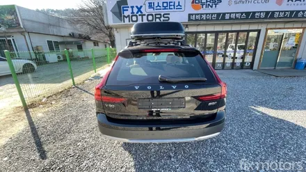 원주썬팅,원주블랙박스 - 볼보 V90 글라스틴트 로데 및 아이나비 QXD5000 블랙박스 장착 시공.