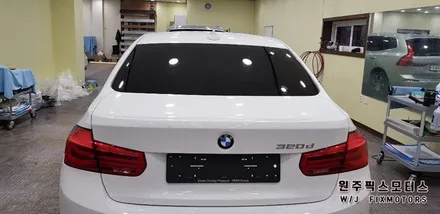 원주 픽스모터스 BMW320d 썬팅 시공