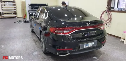 현대 그랜져IG 레이노S5 신차썬팅 + 파인뷰LX2000 블랙박스