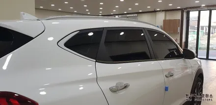 원주 아이나비 Z500 블랙박스 + 레이노썬팅 - 투싼시공