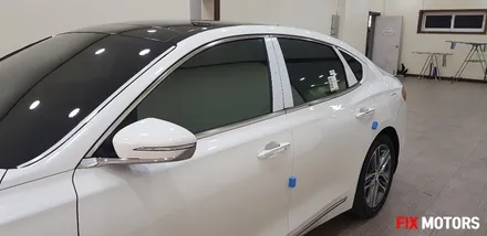 원주 픽스모터스 그랜져썬팅 디텍+레이노 블랙박스 아이나비Z500