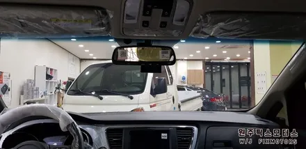원주 자동차 카니발 글라스틴트 시공