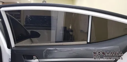 제천 아반떼 글라스틴트펜더 시공 퍼펙트하게