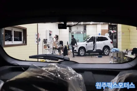 [충주] 현대 코나 글라스틴트 팬더 작업!!