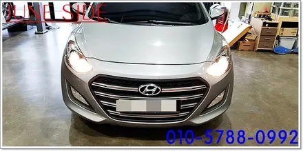 I30 국토부인증 LED헤드램프 더플레쉬 장착후기 대전 더플레쉬장착전문점 주니사이드에서 시공 받앗습니다 / 대전, 세종, 천안