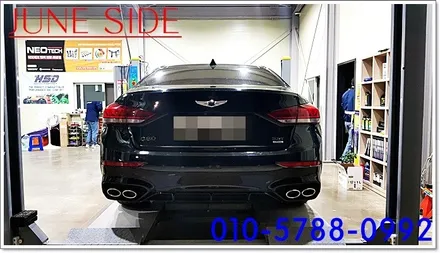 제네시스DH튜닝 제네시스DH G80스포츠로 프론트리어 사이드스컷트까지 완벽한 변신 입니다  TUNE BY 주니사이드 / 대전, 세종, 천안