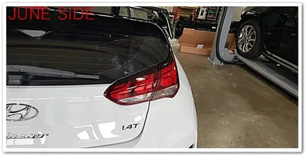 벨로스터 LED테일램프 스포일러 합법LED헤드램프 한번장착하기  대전세종순정옵션 합법LED전문장착점 / 대전, 세종, 천안