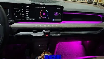 대전 세종 EV9 순정헤드업디스플레이(HUD) 와 순정연동엠비언트 장착 후기 / 대전, 세종, 천안