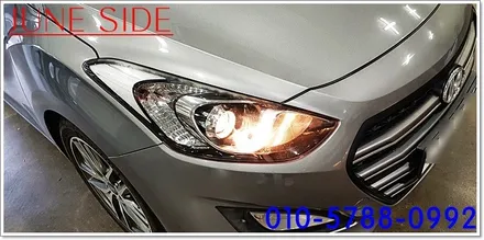 I30 국토부인증 LED헤드램프 더플레쉬 장착후기 대전 더플레쉬장착전문점 주니사이드에서 시공 받앗습니다 / 대전, 세종, 천안