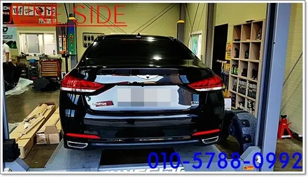 제네시스DH튜닝 제네시스DH G80스포츠로 프론트리어 사이드스컷트까지 완벽한 변신 입니다  TUNE BY 주니사이드 / 대전, 세종, 천안
