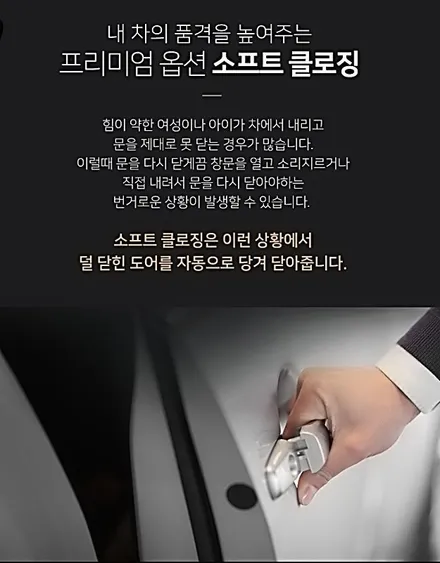고스트도어 내차에도 장착이 가능합니다  대전세종 고스트도어 전문장착점 / 대전, 세종, 천안