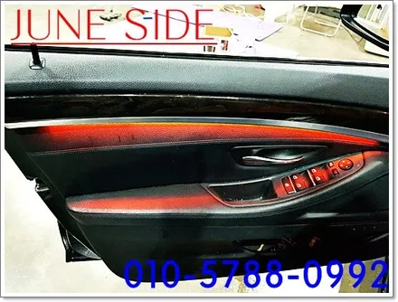 BMW520D튜닝 앰비언트 무드들 시공하기             앰비언트시공은 주니사이드에서 물어보세요 / 대전, 세종, 천안