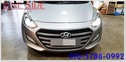 I30 국토부인증 LED헤드램프 더플레쉬 장착후기 대전 더플레쉬장착전문점 주니사이드에서 시공 받앗습니다 / 대전, 세종, 천안
