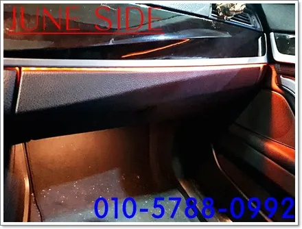 BMW520D튜닝 앰비언트 무드들 시공하기             앰비언트시공은 주니사이드에서 물어보세요 / 대전, 세종, 천안