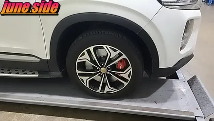 싼타페TM 네오테크 포지드 4P브레이크 장착후기 대전 세종 네오테크브레이크 전문장착점 / 대전, 세종, 천안