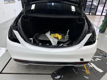 창원랩핑 벤츠 s 350d 싸틴화이트 전체랩핑 시공기 / 창원