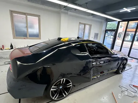 진해랩핑 bmw 420d 사고 수리 전체랩핑 블랙으로  변신 / 창원