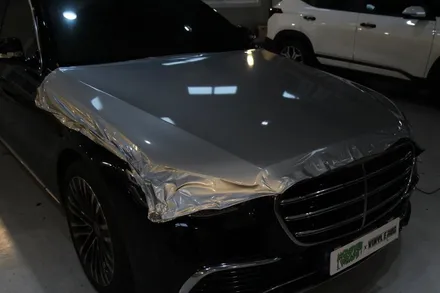 창원랩핑 벤츠 끝판 s450 듀오톤 마이바흐 랩핑 / 창원 사림동