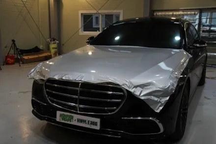 창원랩핑 벤츠 끝판 s450 듀오톤 마이바흐 랩핑 / 창원 사림동