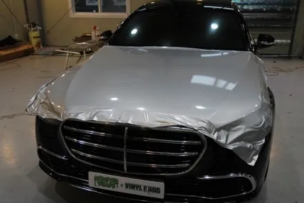 창원랩핑 벤츠 끝판 s450 듀오톤 마이바흐 랩핑 / 창원 사림동