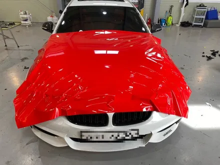 창원랩핑 강렬한 레드 BMW 435i 전체랩핑 시공기 / 창원