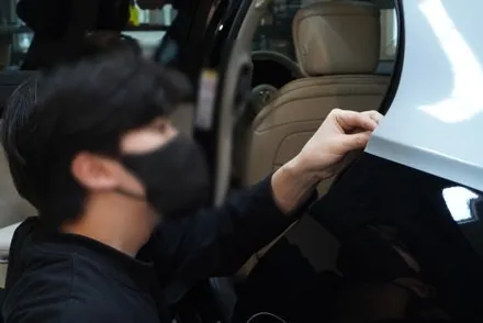 창원랩핑 벤츠 끝판 s450 듀오톤 마이바흐 랩핑 / 창원 사림동