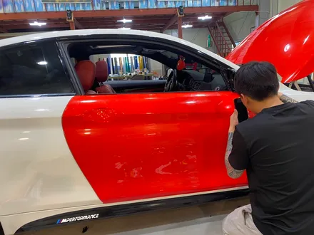창원랩핑 강렬한 레드 BMW 435i 전체랩핑 시공기 / 창원
