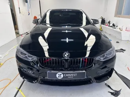진해랩핑 bmw 420d 사고 수리 전체랩핑 블랙으로  변신 / 창원