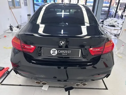 진해랩핑 bmw 420d 사고 수리 전체랩핑 블랙으로  변신 / 창원