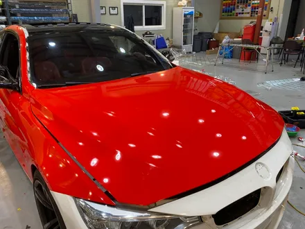 창원랩핑 강렬한 레드 BMW 435i 전체랩핑 시공기 / 창원