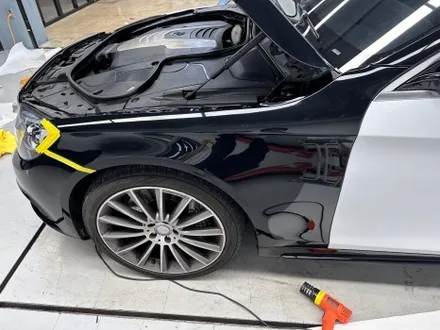 창원랩핑 벤츠 s 350d 싸틴화이트 전체랩핑 시공기 / 창원