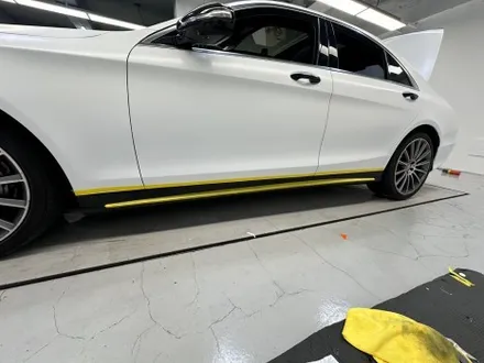 창원랩핑 벤츠 s 350d 싸틴화이트 전체랩핑 시공기 / 창원